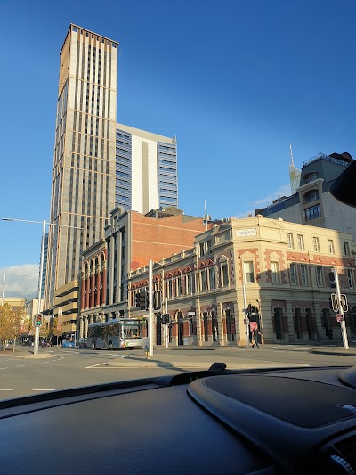 ノースブリッジの夜のレストラン街