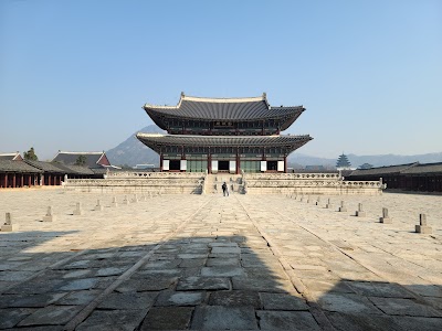 景福宮の勤政殿と広場の全景