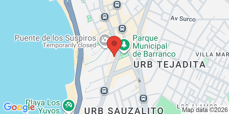 バランコ地区の地図