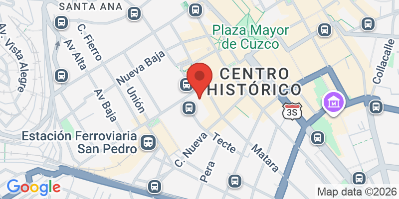 サン・ペドロ市場の地図