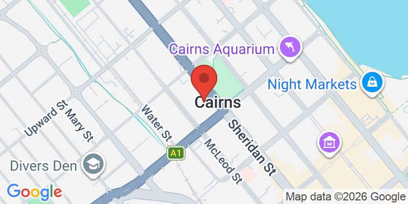 キュランダ高原鉄道の地図