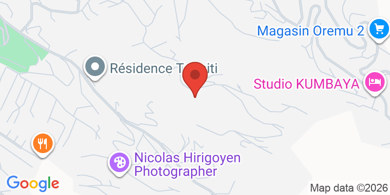 タヒチ博物館（ポリネシア博物館）の地図