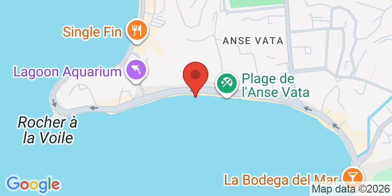 シトロン湾の地図