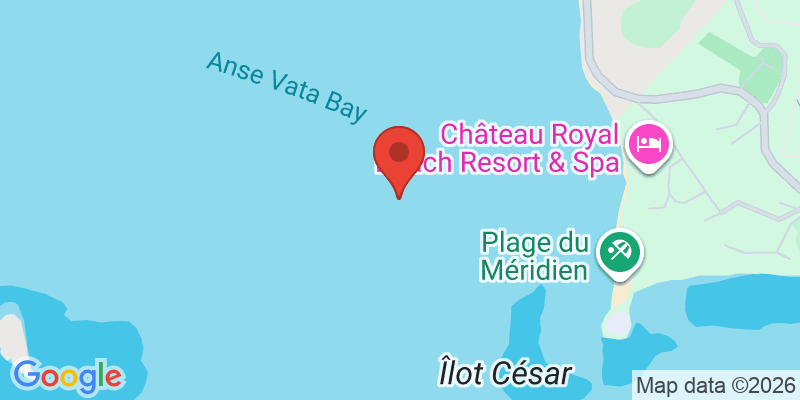 アンスバタビーチの地図