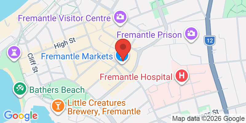 フリーマントル市場の地図