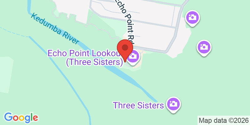 ブルーマウンテンズの地図