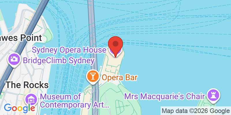 オペラハウスの地図