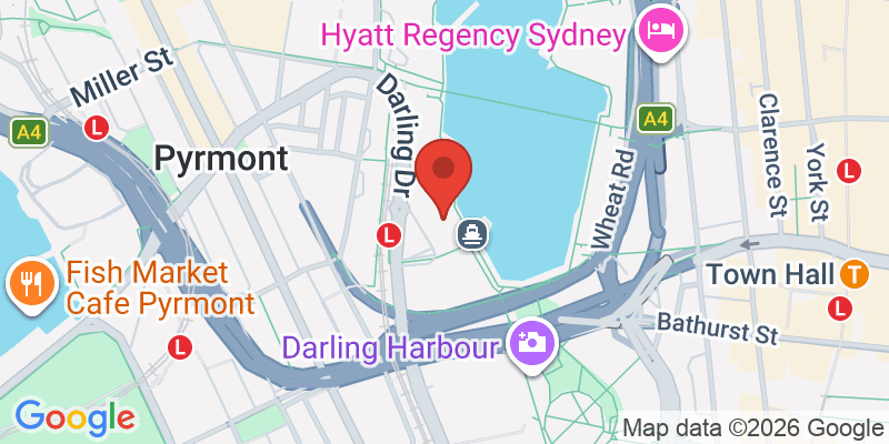 ダーリングハーバーの地図