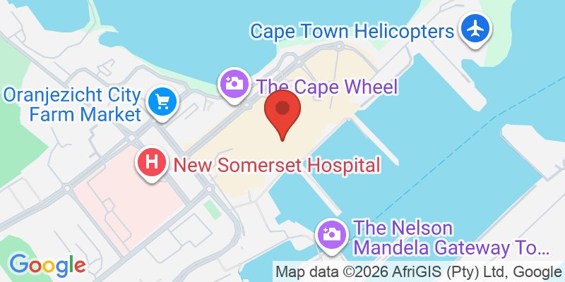 V&Aウォーターフロントの地図