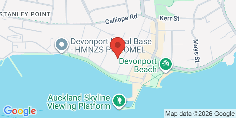 デボンポートの地図