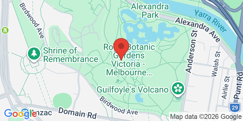 ロイヤル・ボタニック・ガーデンズの地図