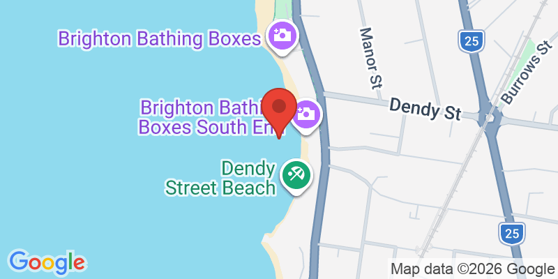 ブライトンビーチの地図