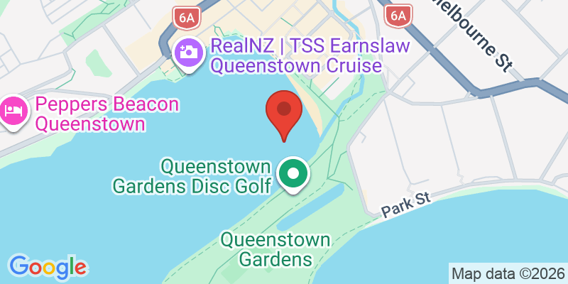 クイーンズタウン・ガーデンズの地図