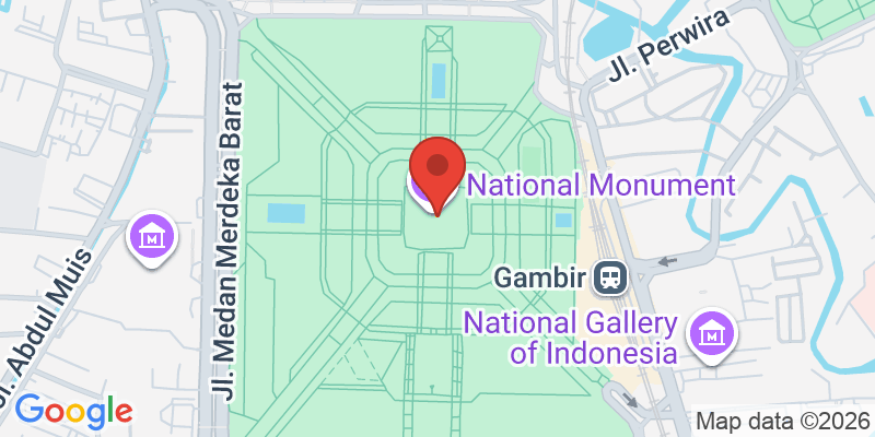 モナス（独立記念塔）の地図