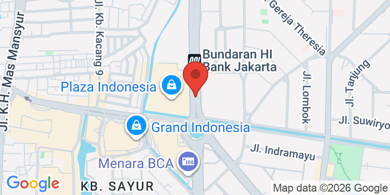 プラザ・インドネシア（ディナー）の地図