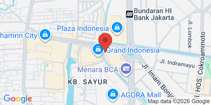 グランドインドネシア・モール（ランチ）の地図