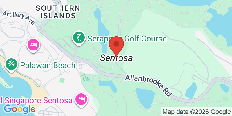 セントーサ島の地図