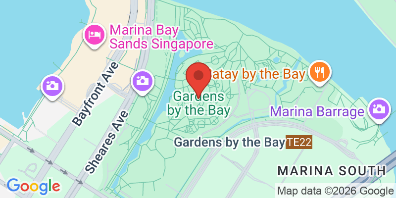 ガーデンズバイザベイの地図