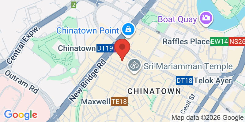 チャイナタウンの地図