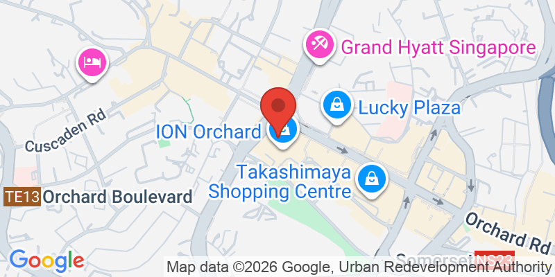 オーチャードロードの地図