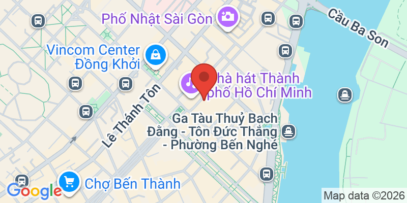 ドンコイ通りの地図