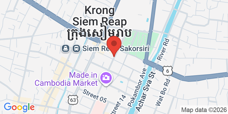 アンコール国立博物館の地図