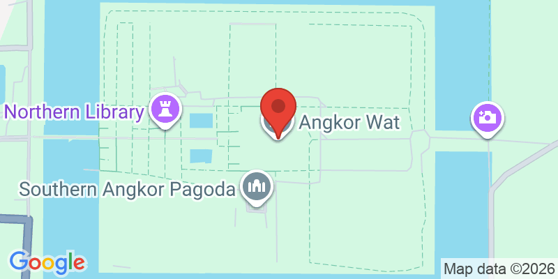 アンコールワット（日の出鑑賞）の地図