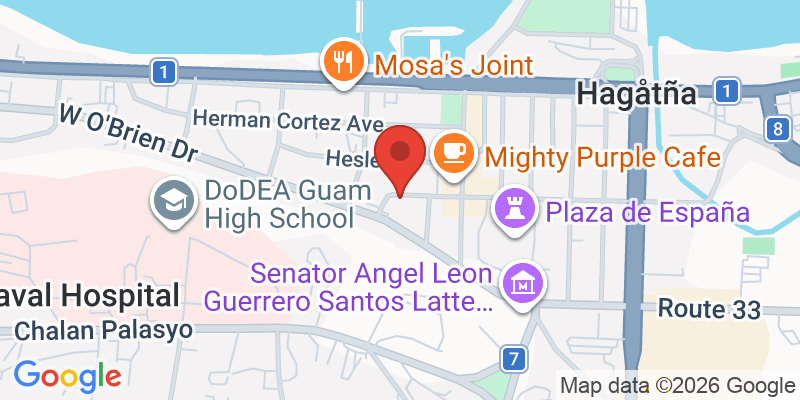 チャモロ・ビレッジ・ナイトマーケットの地図