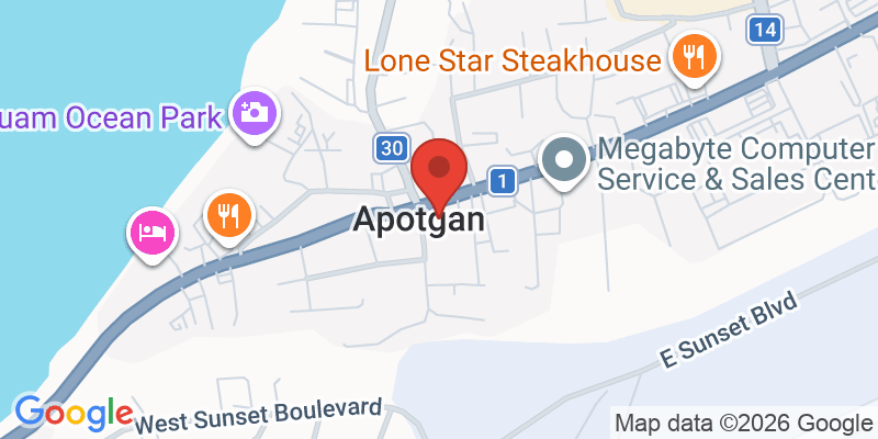 イパオビーチの地図