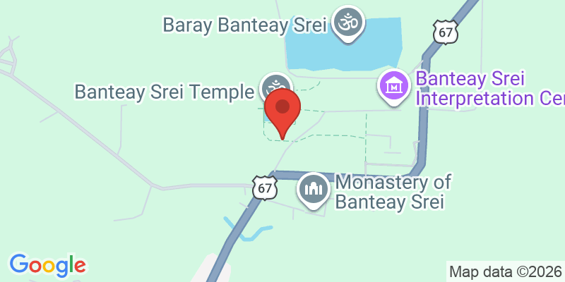 バンテアイ・スレイの地図