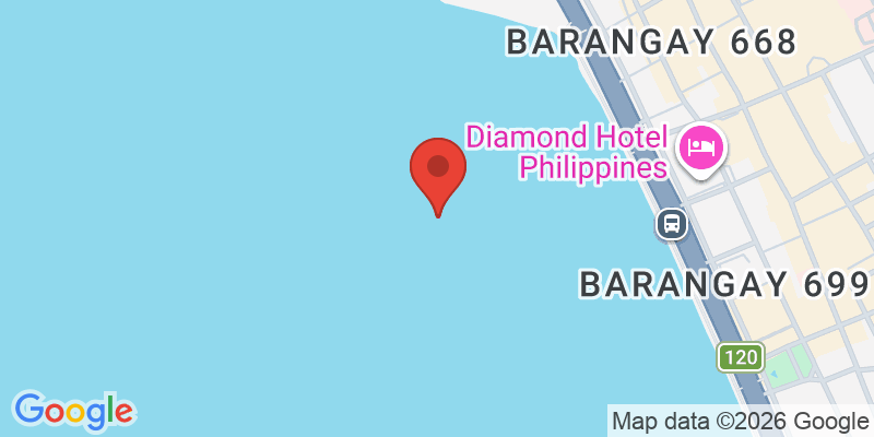 マニラ・ベイウォーク（夕日鑑賞）の地図