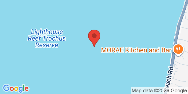 パウパウビーチの地図