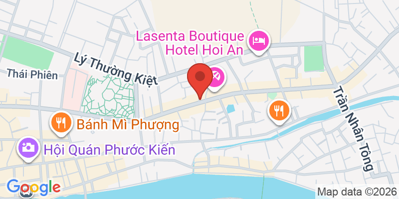 ホイアン旧市街の地図