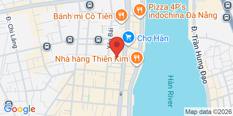 ダナン大聖堂の地図