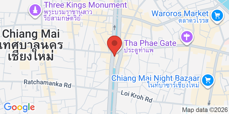 ターペー門の地図