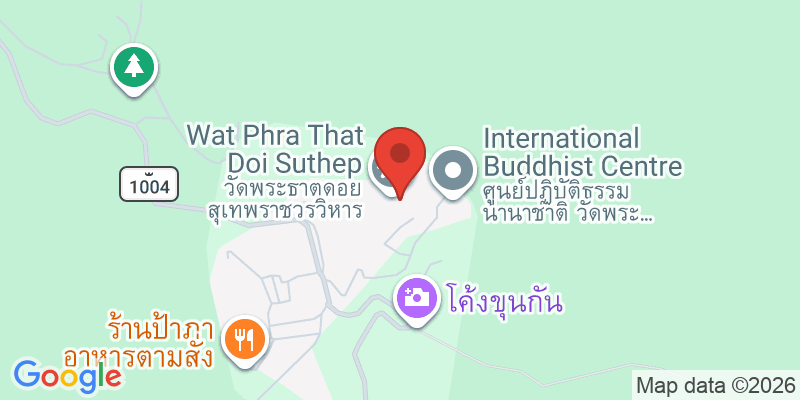 ワット・プラタート・ドイステープの地図