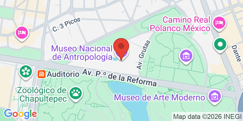 国立人類学博物館の地図