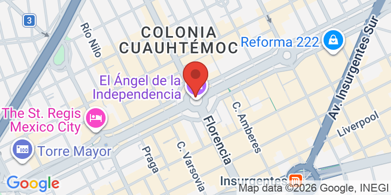 レフォルマ通りの地図