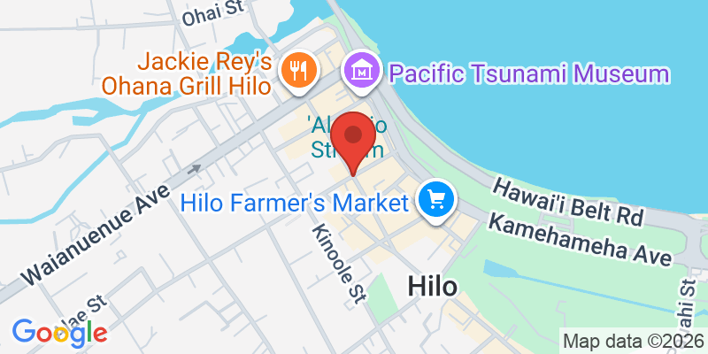 ヒロ・ダウンタウンの地図