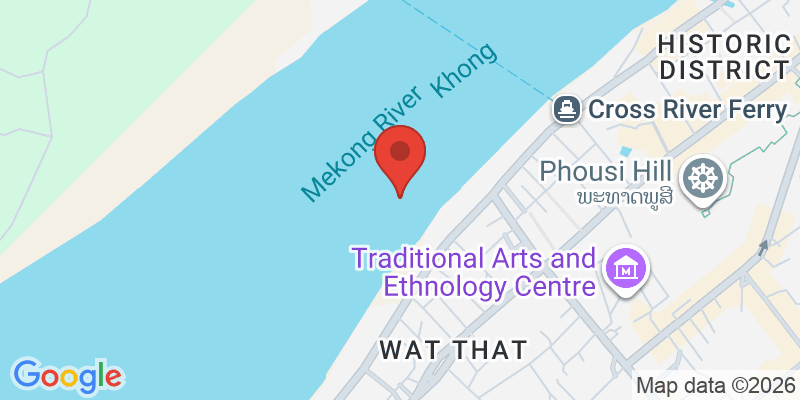 メコン川サンセットクルーズの地図