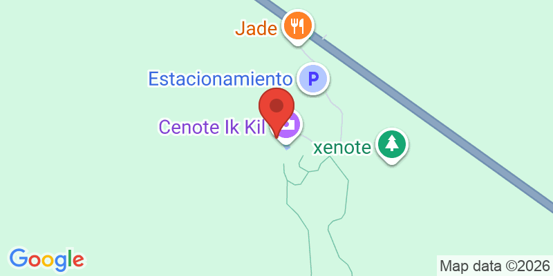 セノーテ・イキルの地図