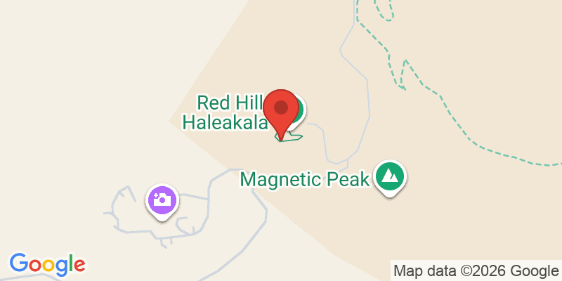 ハレアカラ国立公園（山頂）の地図