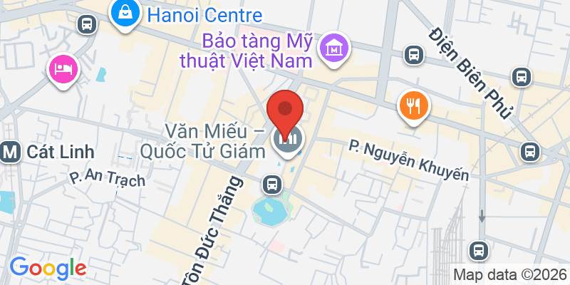 文廟（国子監）の地図