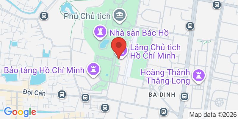 ホーチミン廟の地図