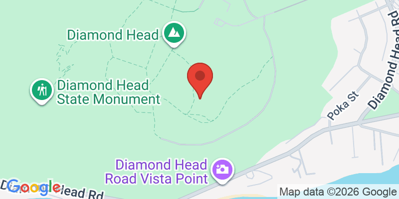 ダイヤモンドヘッドの地図