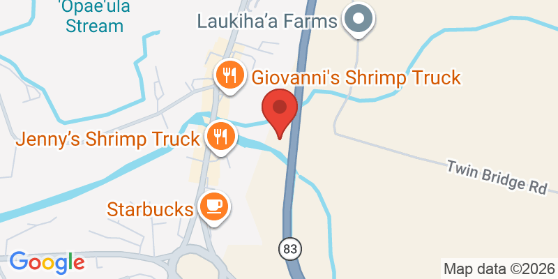 ノースショアの地図