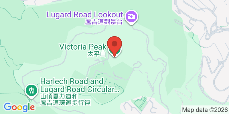 ビクトリアピークの地図