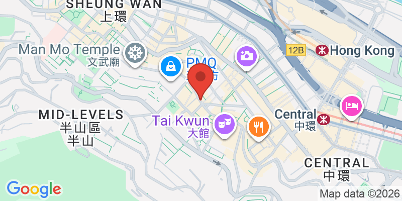 ミッドレベルエスカレーターの地図