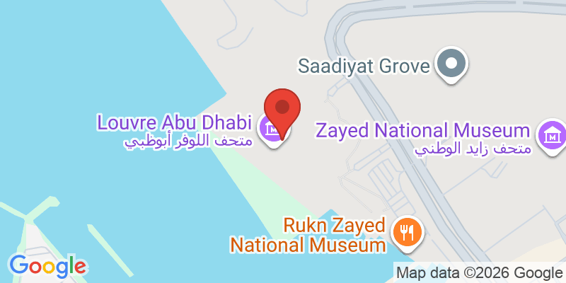 ルーヴル・アブダビの地図