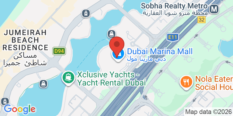 ドバイ・マリーナの地図